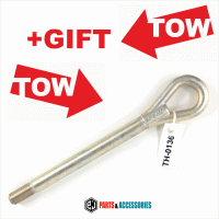 Tow hook ring lug towing eye towhook loop for Tata Indica Vista 2012-2014