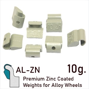 10 g. Premium Coated Zinc Balancing Wheel Weights Clip-On Alloy Wheels Rims