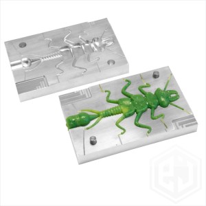 DIY Fishing Mould CNC Aluminium making Soft Plastic Lure Swim Bait Mold New