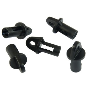 10x Black Handbrake Cable Spring Retainer Clips 701711367