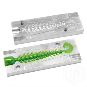 DIY Fishing Mould CNC Aluminium making Soft Plastic Lure Swim Bait Mold New - ZV-062