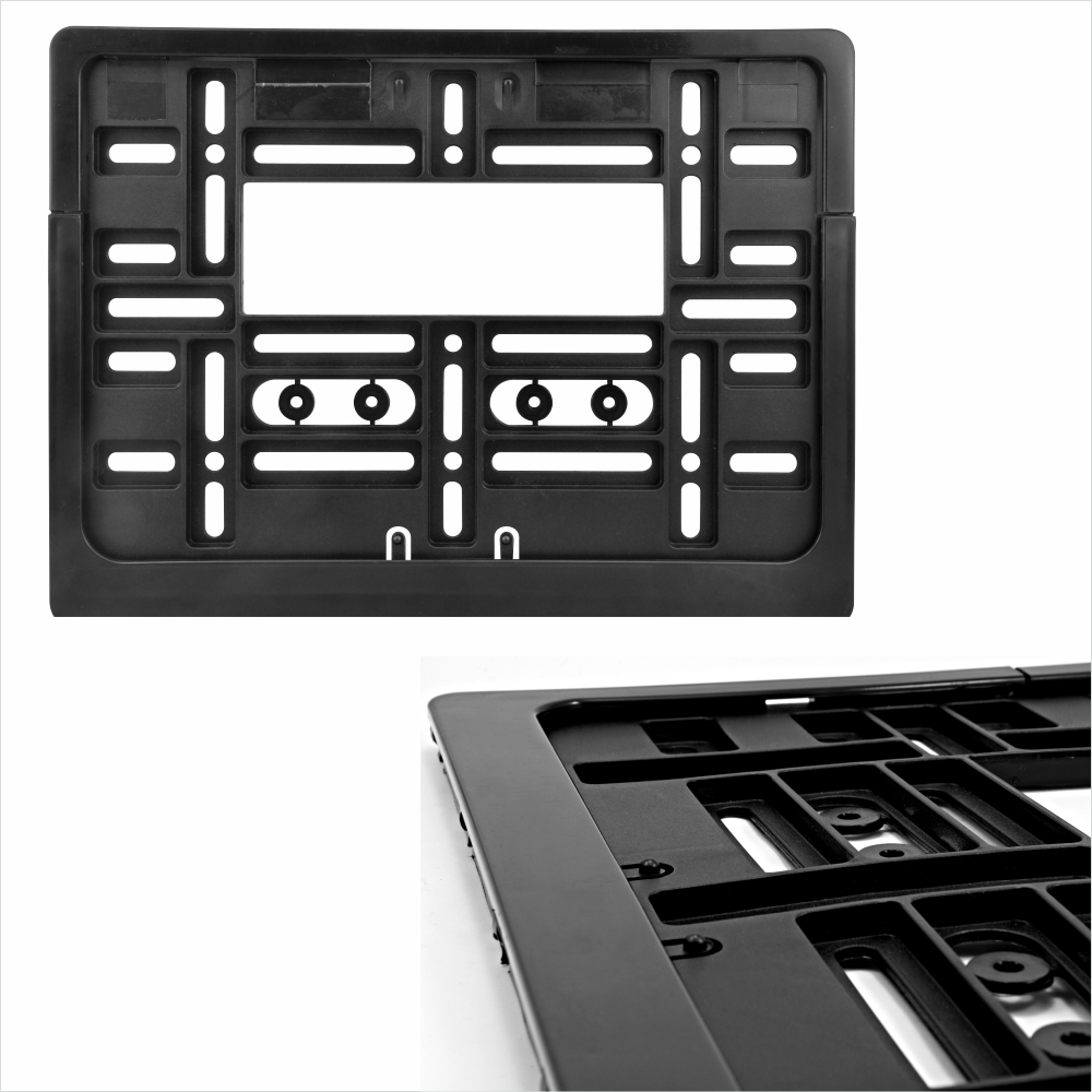 thumbnail interactive-video image 1 of Universal Euro License Plate Holder For VW Cars & Trucks - Front Or Rear Mount By Goingfast 1 of 1